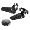 MTB BMX Bike Clamp-on Steel Axle Foldable Foot Step Pegs