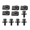Engine Cover Undertray Splash Shield 5 x Body Bolts & 5 x U-nut Clips
