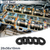 Oil Seal 28x56x10mm Rotary Shaft Seal TC Seal Ring Nitrile Rubber 5 Pcs