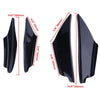 4 x Car SUV Bumper Canard Splitter Diffuser Valence Spoiler Lip Gloss Black