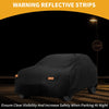 Toyota RAV4 (210D-PU) Black Waterproof All Weather Car Cover
