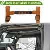 Jeep Wrangler 1987-2021 - Orange Roll Bar Grab Handles