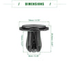 Hyundai Veloster 2012-2021 - 10 Pcs Black Fender Liner Clips