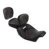 Harley CVO Road Street Glide Driver & Passenger Seats with Backrest (09-23)
