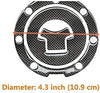Honda CB1300 CBR600RR VTR1000 Black Fuel Gas Tank Cap Cover Sticker