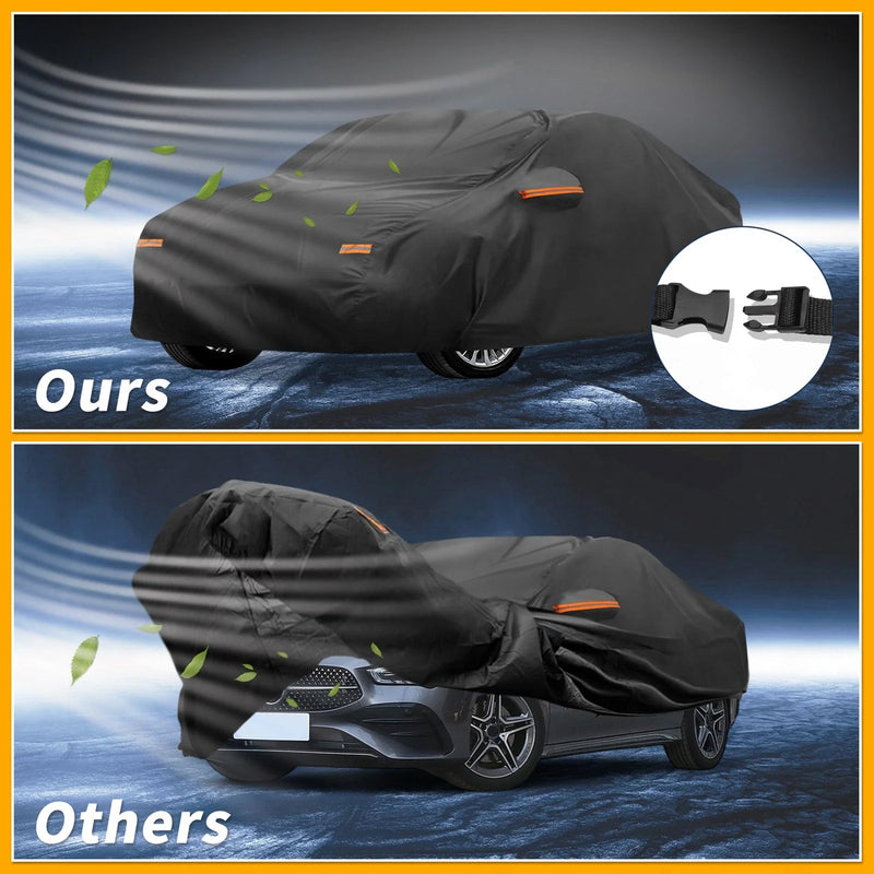 Mercedes Benz CLA (2013-2024) Black 210D-PU Waterproof All Weather Car Cover