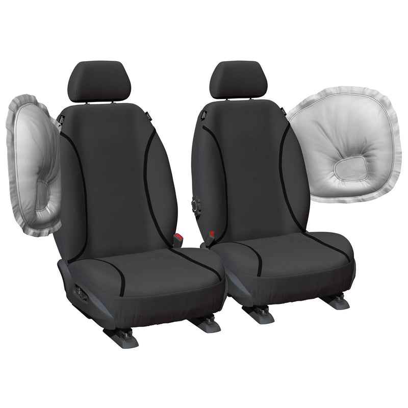 Toyota Hilux TGN121 Front / Tailor Made Canvas Car Seat Covers (2015–2019)