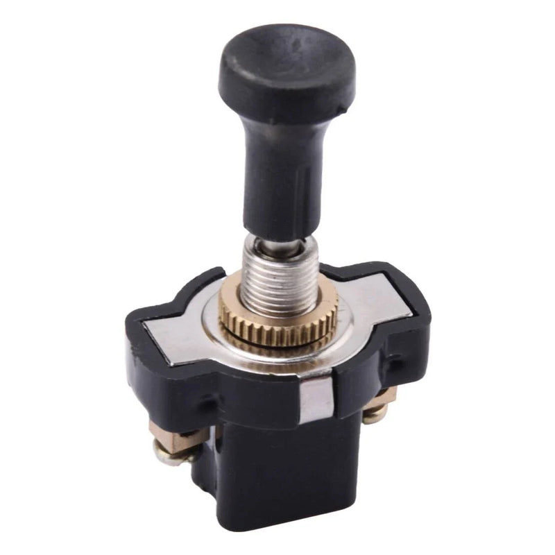 Electrical 12V - 2 x Mounting Components 8mm Threaded Push Pull Switch