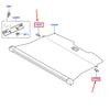 Land Rover Range Rover Sport, Freelander 2 ABS Loadspace Cover Catch Set