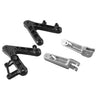 Honda CBR 250RR Black Front Rider Footrest Peg Bracket (1990-1997)