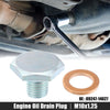 Ford M10x1.25 Engine Oil Drain Plug Screw w/ Seal Ring (2000-2023)