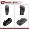 Ford Fiesta (2009-2012) Black Beige Faux Leather Car Gear Shift Knob Cover