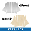Ford Focus (2012-2019) Silver Tone 6pcs Door Pillar Window Trim