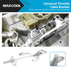 Carb 4150 4160 - Billet Aluminum Silver Carburetor Throttle Cable Bracket