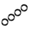 Mercedes Benz GLC Class 4 x Interior Door Lock Pin Cover Rings (2015-2021)