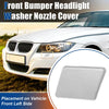 BMW E90 E91 Washer Nozzle Cover Left Side Front Bumper (Silver Tone)