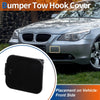 BMW 528i 535i 550i Black Tow Hook Cover