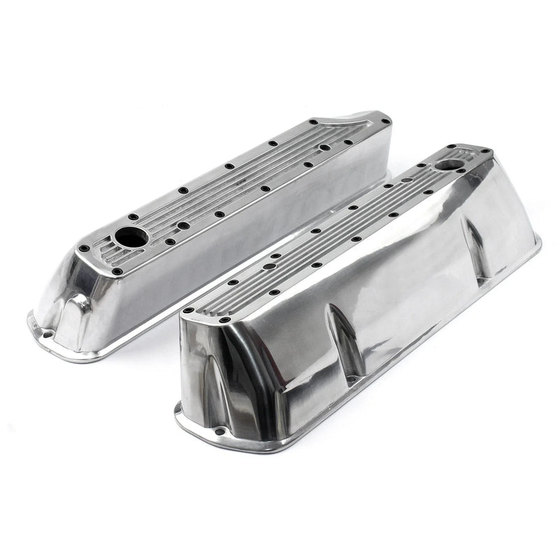 Holden 253 304 308 Ribbed Aluminum Valve Covers (VN)