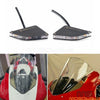 Ducati Panigale V4 V2 2018-2021 Black LED Turn Signal Mirror Blocks