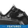 Toyota Tacoma Chrome Silver Black Front Hood Bumper Grille (2012)