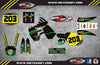 Kawasaki KX500 Custom Graphic Kit 1988-2004 - Factory Style Stickers Decals