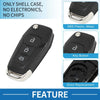 Ford Ka Fiesta Focus Transit 3 Button Keyless Entry Remote Key Shell Case