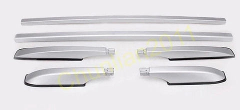 Mazda CX-5 CX5 (2017-2021) 2 x Pieces Roof Rack Silver Alloy