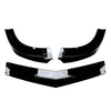 Mercedes Benz C Class W204 C63 Sedan Black Front Bumper Spoiler Lip (2011-2014)