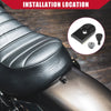 Harley Davidson Dyna Seat Bolt Screw with Cover Nut Set (1993–2017)