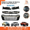 Isuzu D-Max Ute Light Grey Chrome Front Grille Upgrade (2020-2023)