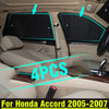 Honda Accord Side Window Sunshade Privacy 4pcs (2005–2007)