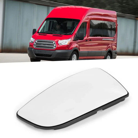 Ford Transit MK8 Left Wing Mirror Glass (2004-Now)