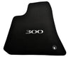 Chrysler 300C 2004-2011 Black Tailored Carpets with Emblem Floor Mats