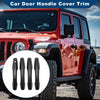 Honda Civic Carbon Fiber Black Door Handle Cover Trim (2006-2011)