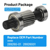 EZGO TXT input shaft kit, 19-spline 21-tooth (1996–2013)