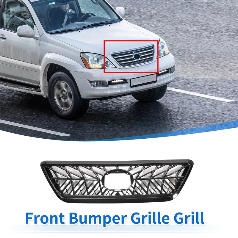 Lexus GX470 (2003-2009) - TRD Black Front Upper Bumper Grille