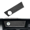 Audi A4 A5 Carbon Fiber Black Console Cigarette Lighter Trim Cover (2016-2023)