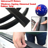 Car 8M V-Type Black Universal Door Glass Window Rubber Seal Strip