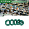 Oil Seal 22x34x10mm TPU Rotary Shaft Seal High Pressure Green 5 Pcs