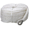 Anchor Rope Silver 8mm x 50m Stainless Steel Thimble