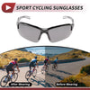 Motorcycle Riding Goggles Deep Gray Lens Black White Frame Triacetel Cellulose