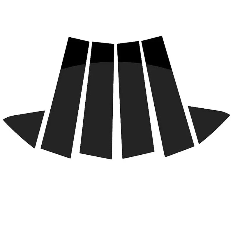 Dodge Charger Gloss Black Pillar Posts 6 x Door Trim Covers (2006-2010)