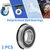 Make Model Deep Groove Ball Bearings 28x58x16mm Silver Tone Black
