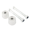 Ducati Hypermotard 821 Silver Handle Bar Risers (2013-2015)