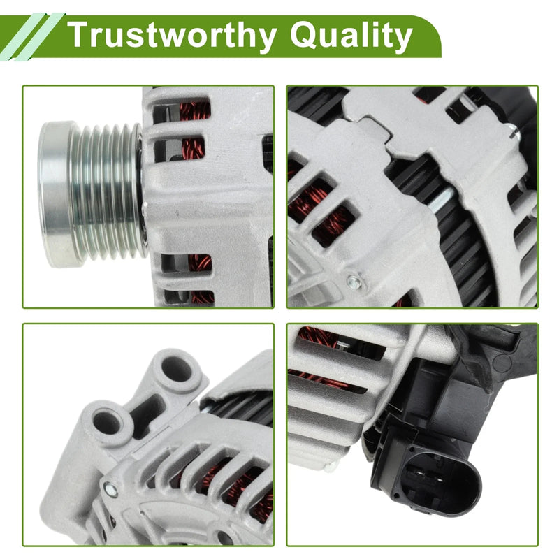 BMW 328i 180A 12V High Output Automotive Alternator 1x (2009)