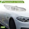 BMW 325i Right Side (2002-2006) White Marker Light Cover