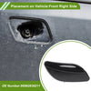 Porsche Cayenne 2008-2010 Washer Nozzle Cover (2 x Black Caps)