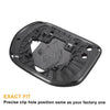 Honda Civic Left Right White Mirror Glass w/ Back Non-heated (2006-2011)