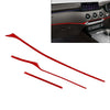 Kia Stinger Dashboard Panel Cover Trim Strips Red (2018-2023)