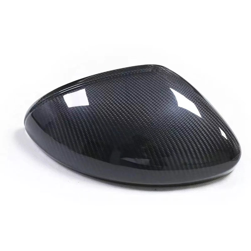 Porsche 718 Boxster Cayman Carbon Fiber Rear Side Mirror Covers (2016-2023)